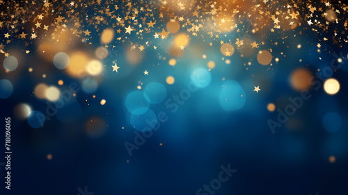 Festive decorative glitter lights background banner. Colorful abstract background with glitter