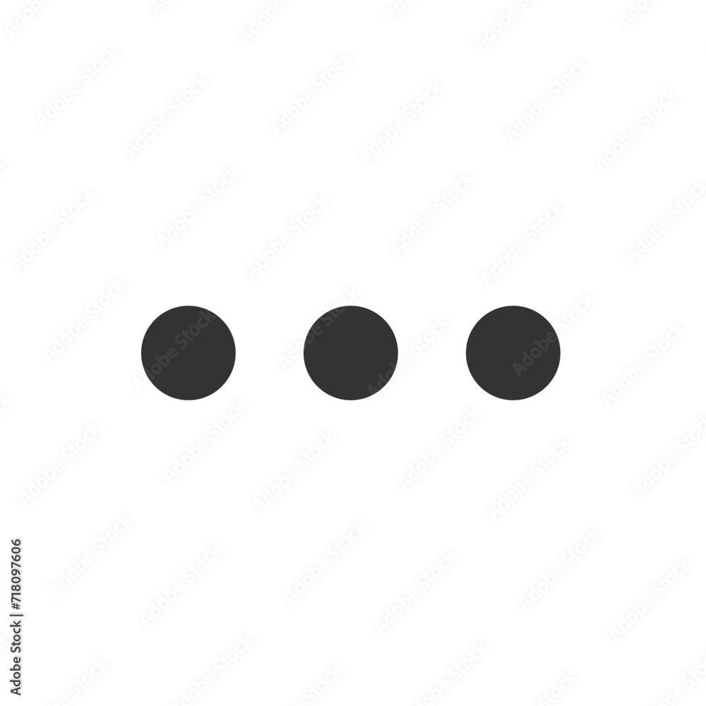three dots icon. Element of minimalistic icon for mobile concept and web apps. Signs and symbols collection icon for websites, web design, mobile app three dots icon. Element of minimalistic icon for mobile concept and web apps. Signs and symbols collection icon for websites, web design, mobile app
