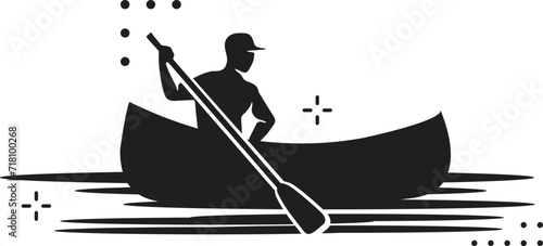 Photography boat man working