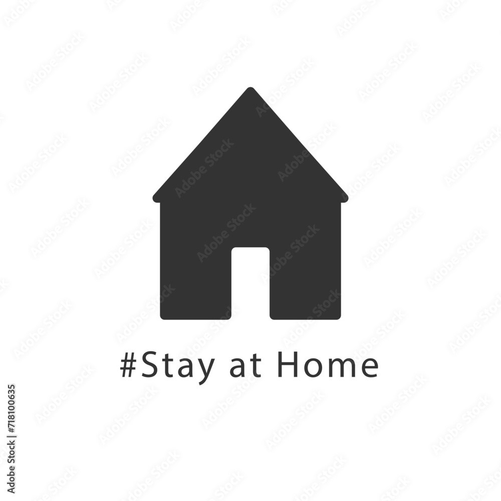 stay at home vector flat style stay at home vector flat style