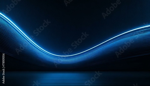  minimal abstract background with shiny wavy line