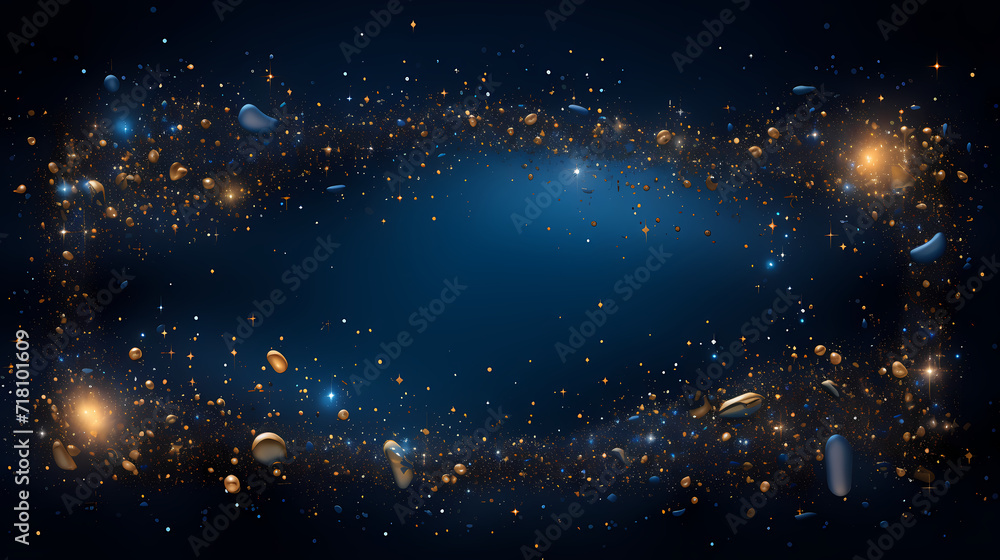 Obraz premium Abstract glitter lights background. Blurred bokeh effect