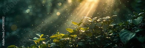 Sunlight Shining Through the Leaves of a Tree © Piotr
