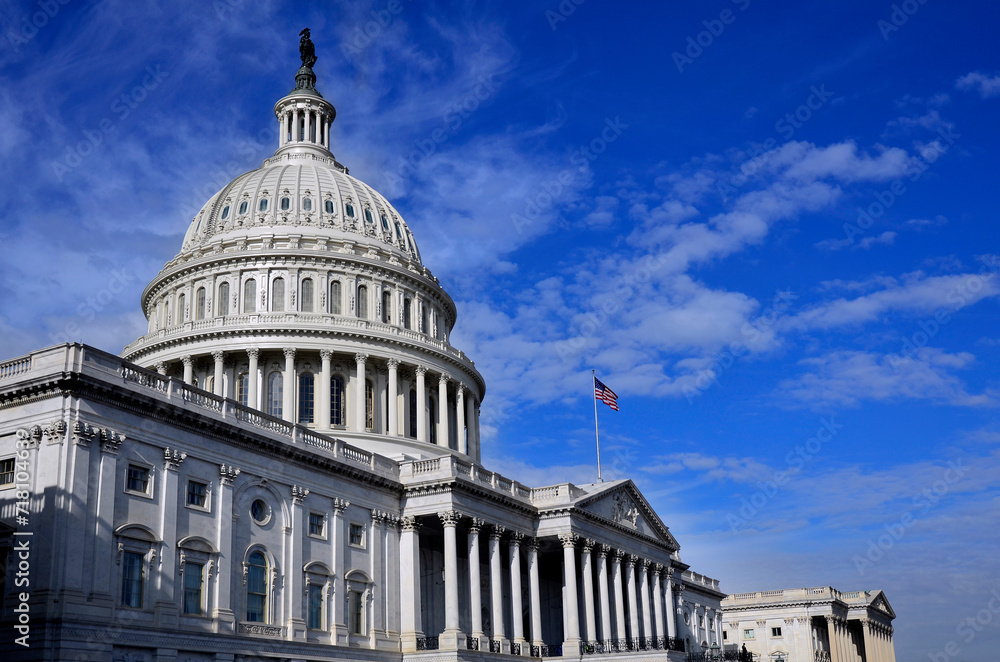 Fototapeta premium United States Capitol Building in Washington DC public building