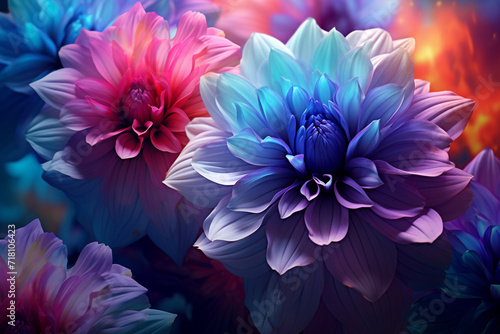 Floral image, taken by myself. It is a lovely blend of yellow, pink and dark purple flowers. Perfect for any occasion transparent background Generative Ai