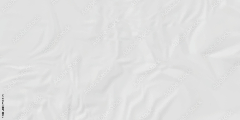 White paper crumpled texture. white fabric textured. crumpled white paper background. panorama white paper texture background, crumpled pattern texture background.