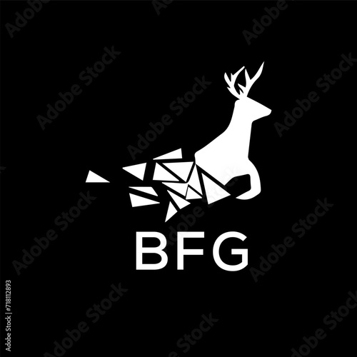Fotografie BFG Letter logo design template vector