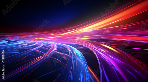 Future technology lines background  abstract future technology background