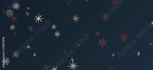 XMAS Festive christmas card. Isolated illustration white background. -