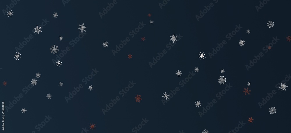 XMAS Stars - Festive christmas card. Isolated illustration white background. -