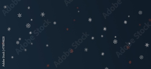 XMAS Stars - Festive christmas card. Isolated illustration white background. -