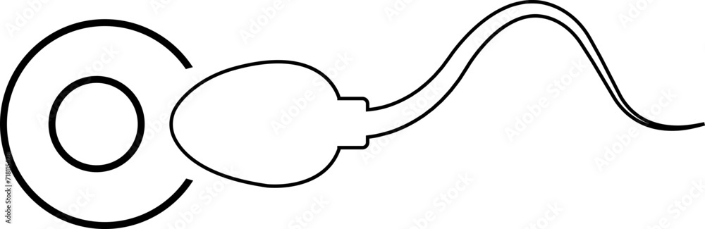 Abstract Spermatozoon icon sperm vector that runs towards the egg isolated on transparent background, competition concept in trendy Linear web design element for website, app or infographics material. Abstract Spermatozoon icon sperm vector that runs towards the egg isolated on transparent background, competition concept in trendy Linear web design element for website, app or infographics material.
