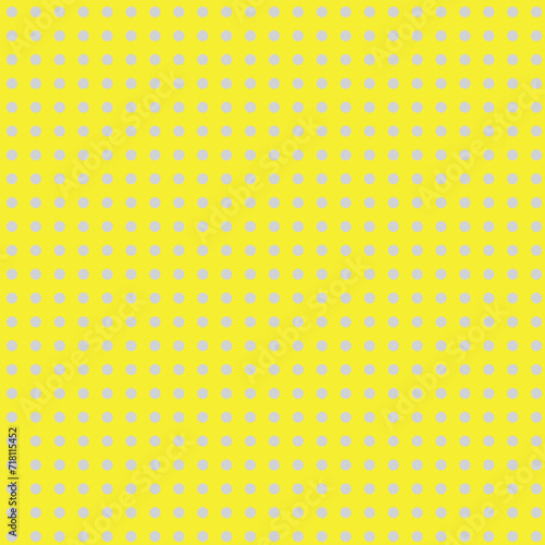 simple abstract soft color polka dot pattern on yellow background