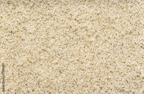 Macro blank photography of unrefined sea salt, coarse, granular, sodium, chloride, mineral, seasoning, condiment, ingredients, whole, organic, traditional