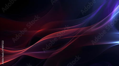 Neon pink, purple, and blue motion waving texture with glowing, cyber, and technology digital wave background concept. Futuristic tech. Generative AI.