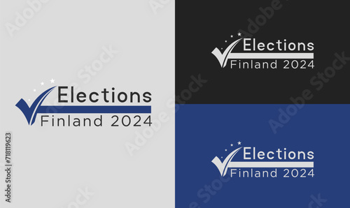 2024 election logo Finland, vector files