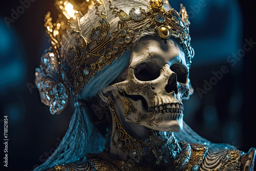 Queen of Death. Generative AI.  © DivineWorld