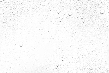 Isolated water drops against transparent background.