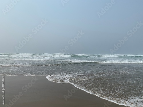 waves and sand