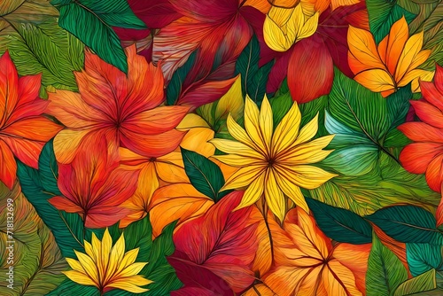 autumn leaves background