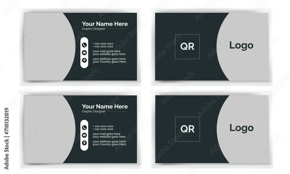 Stylish Modern Business Card Design Template Stylish Modern Business Card Design Template