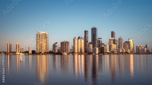 the miami skyline during a early sunrise © frank peters
