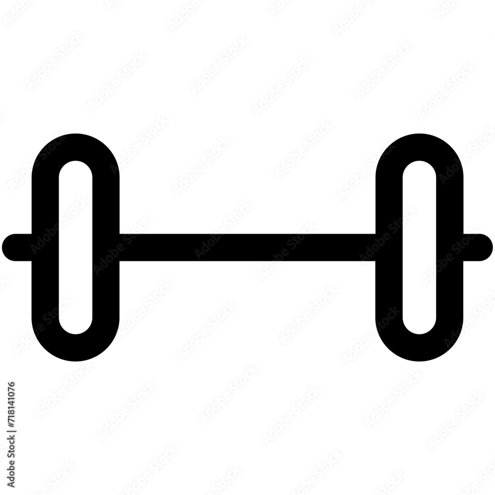 Dumbbells Vector Icon Dumbbells Vector Icon
