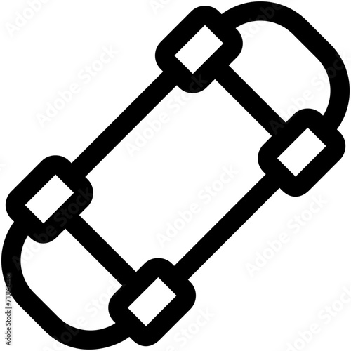 Skateboard Vector Icon