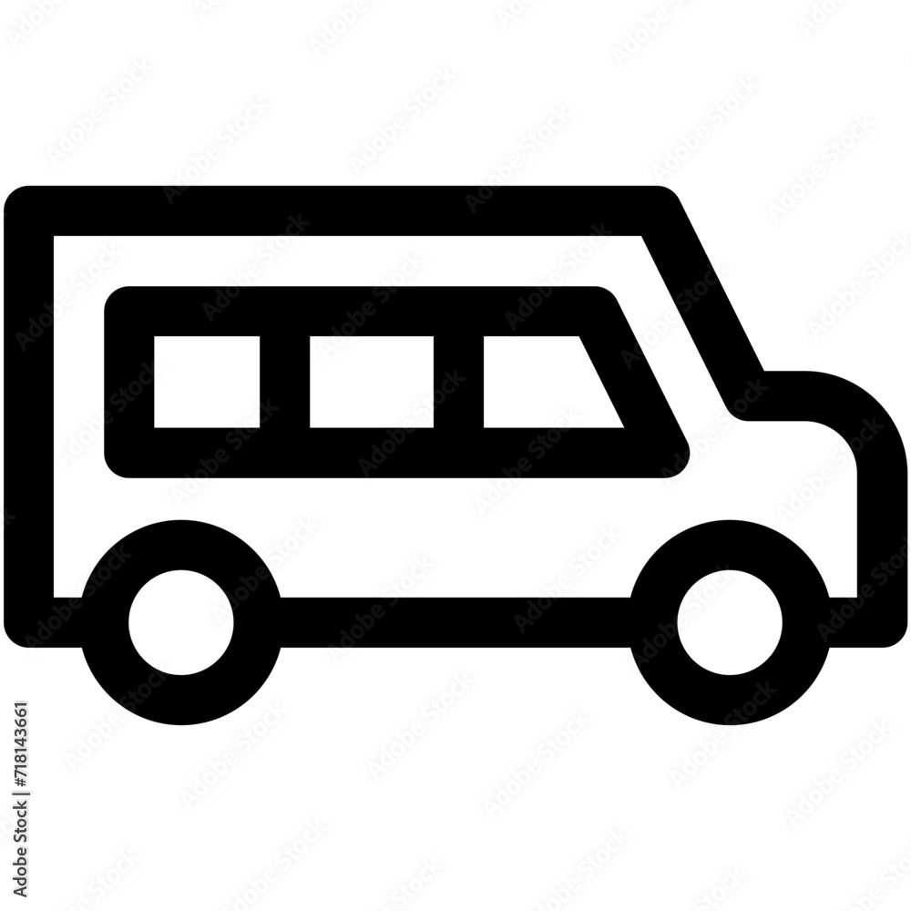 Bus Vector Icon Bus Vector Icon