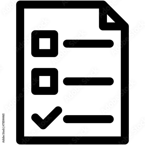 Checklist Vector Icon