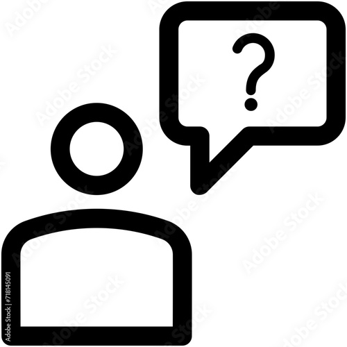 Questioning Vector Icon