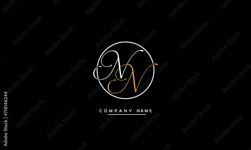 NN, NN Abstract Letters Logo Monogram NN, NN Abstract Letters Logo Monogram