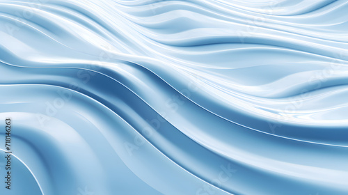 Abstract background of blue wavy lines
