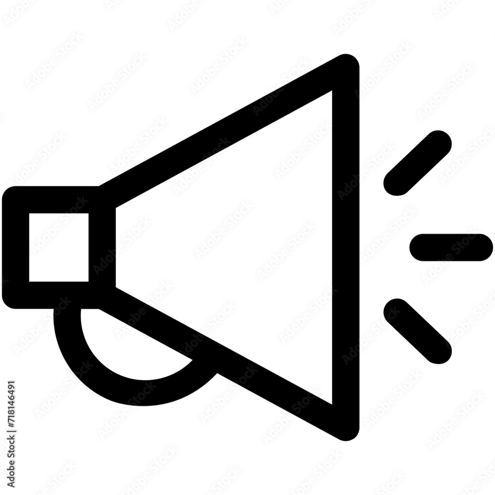 Bullhorn Vector Icon Bullhorn Vector Icon