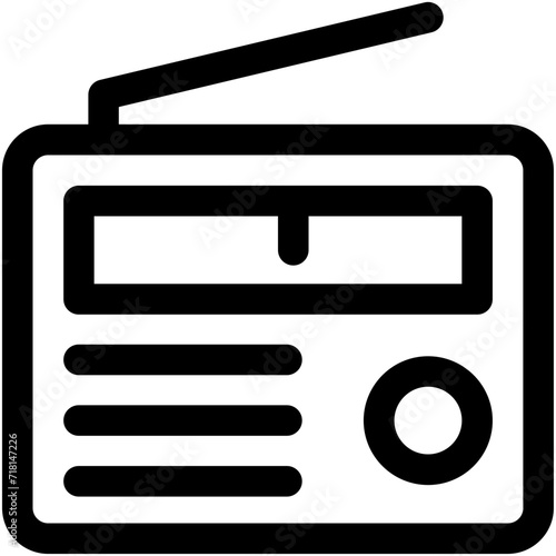 Radio Vector Icon