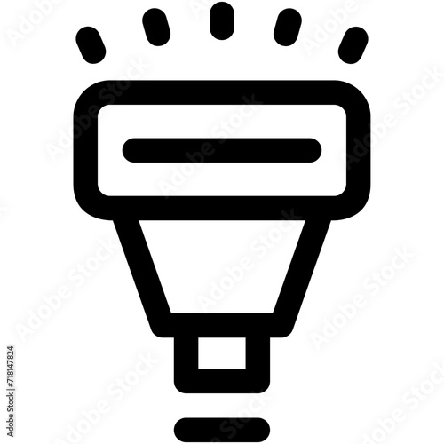 Torch Vector Icon