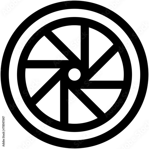 Camera Shutter Vector Icon