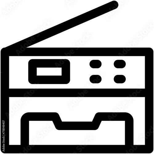 Photocopier Vector Icon