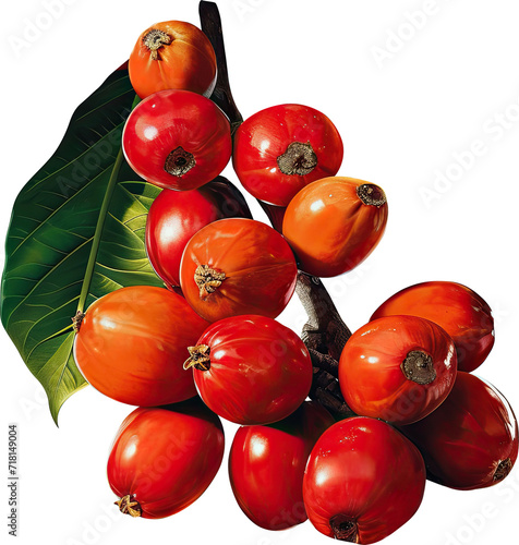 photo of guarana fruit, isolated guarana  photo