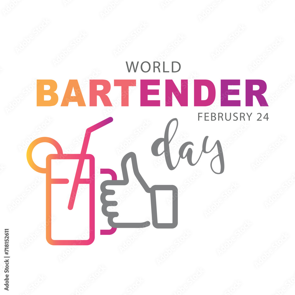 World Bartender Day, February 24. World Bartender Day, February 24.