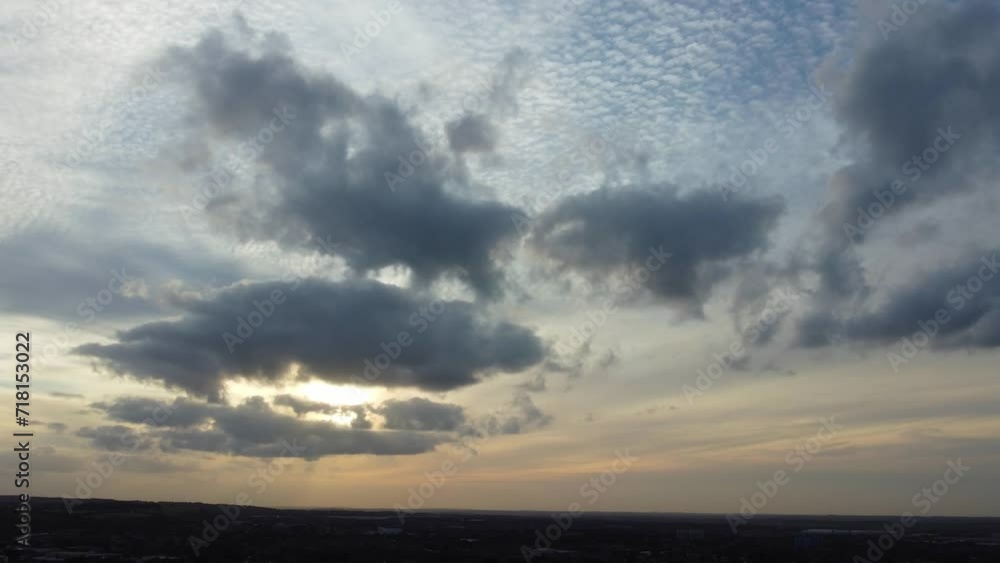 Sky and Colourful Clouds over England Sky and Colourful Clouds over England