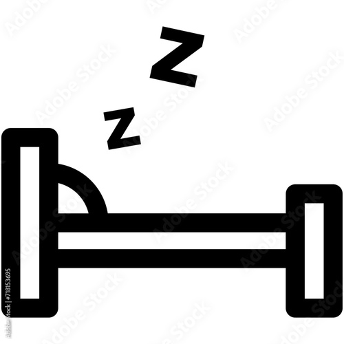 Sleeping Vector Icon