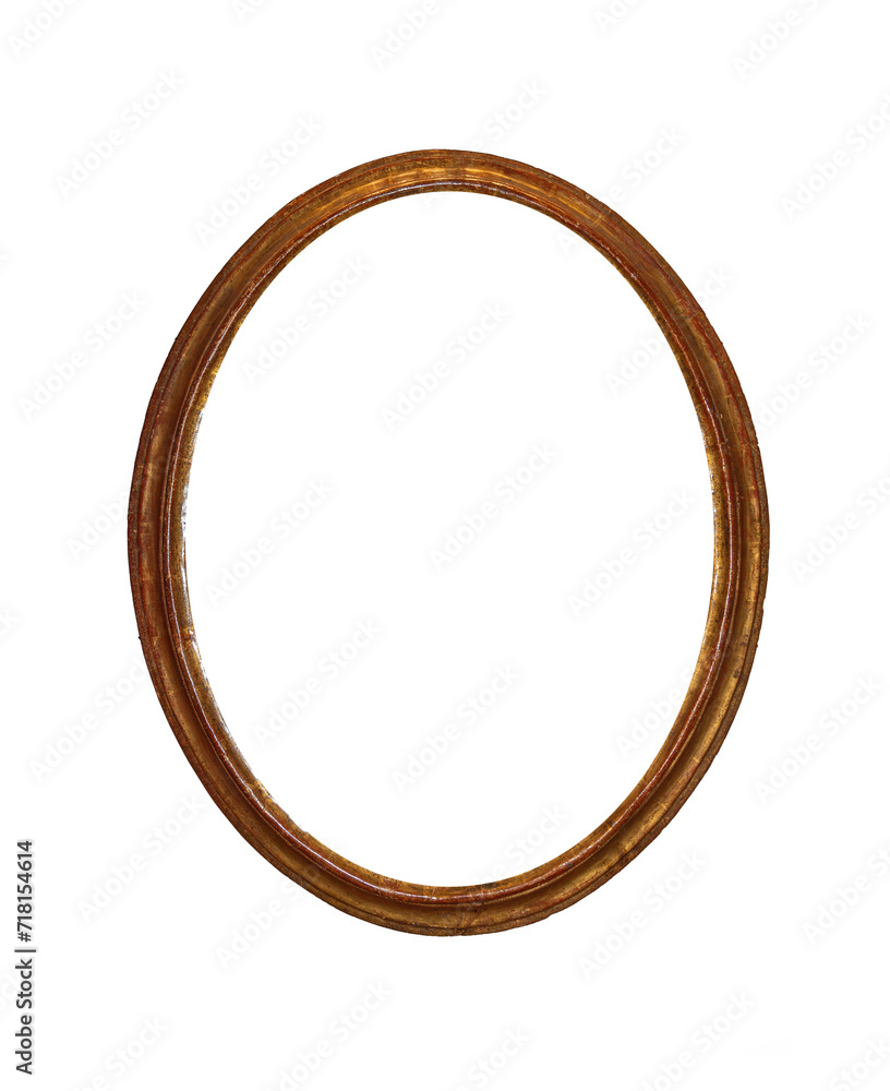 Antique old gold frame isolated on white background. Gold picture frame. Antique old gold frame isolated on white background. Gold picture frame.
