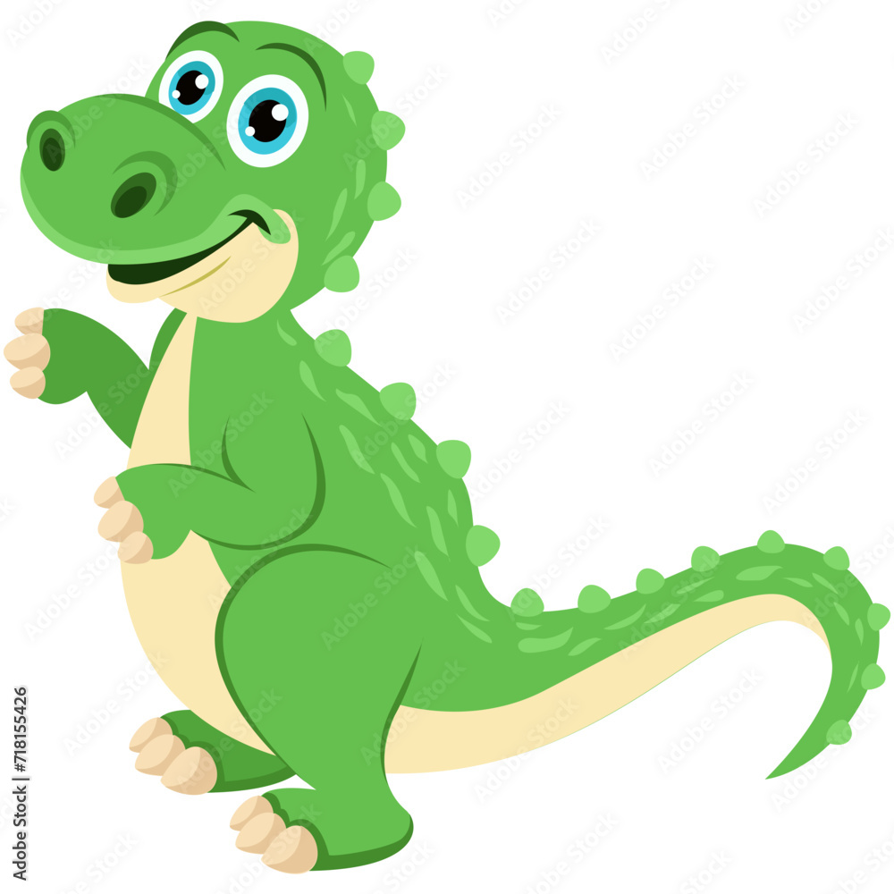 Naklejka premium Dinosaur Vector Icon