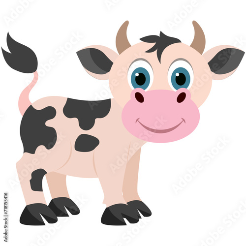 Cow Vector Icon © Prosymbols