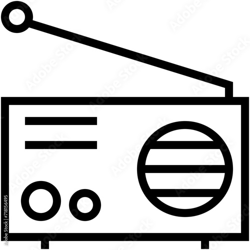 Radio Vector Icon