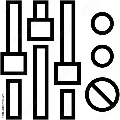 Equalizer Vector Icon