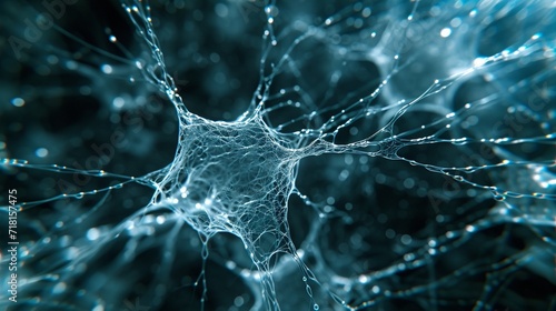 A pulsating, organic web of interconnected neurons.
