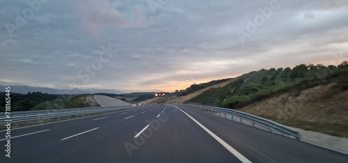 drive through the Turkey on wide tuskish highways