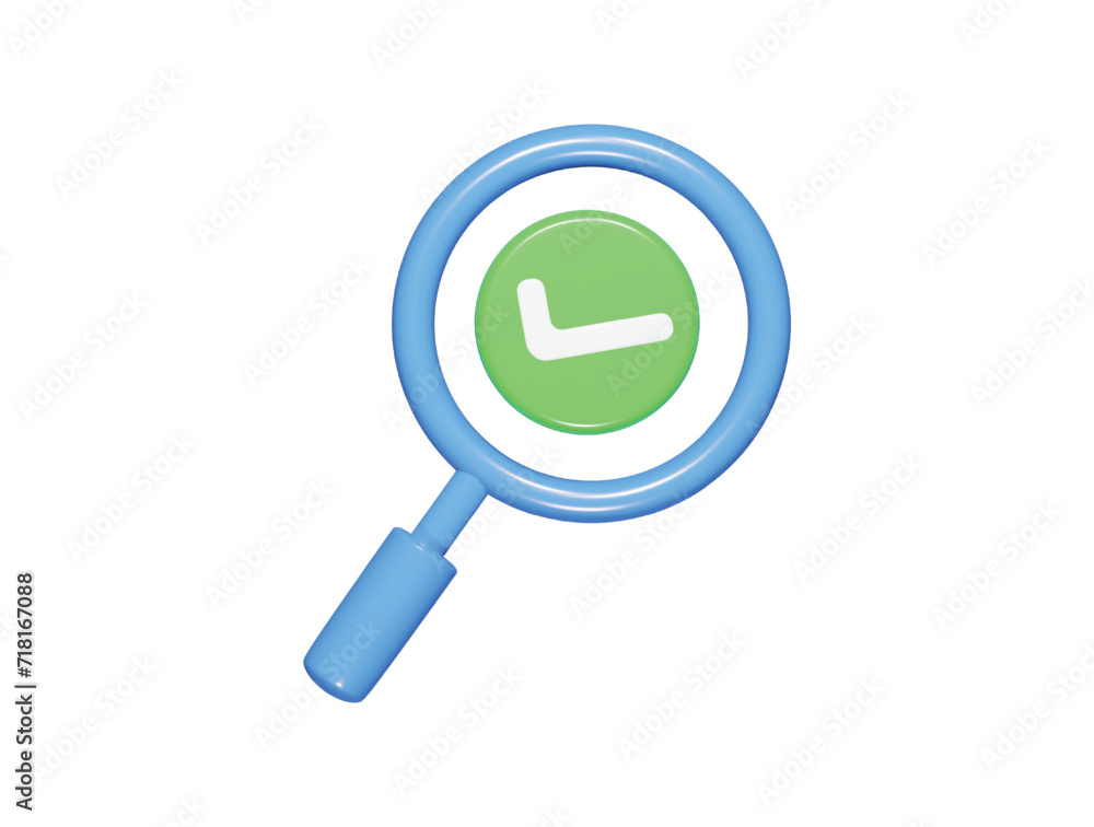 Search icon 3d render illustration Search icon 3d render illustration